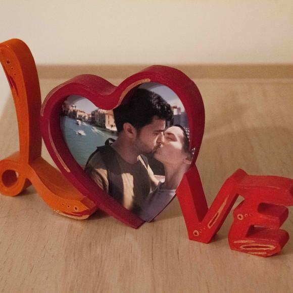 Porta Retrato Love