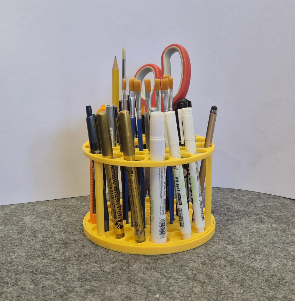 Suporte Giratório Organizador para Canetas, Pincéis e Materiais