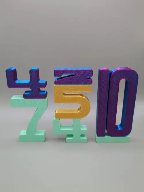 Kit Matemática Montessori: Números de Altura Proporcional