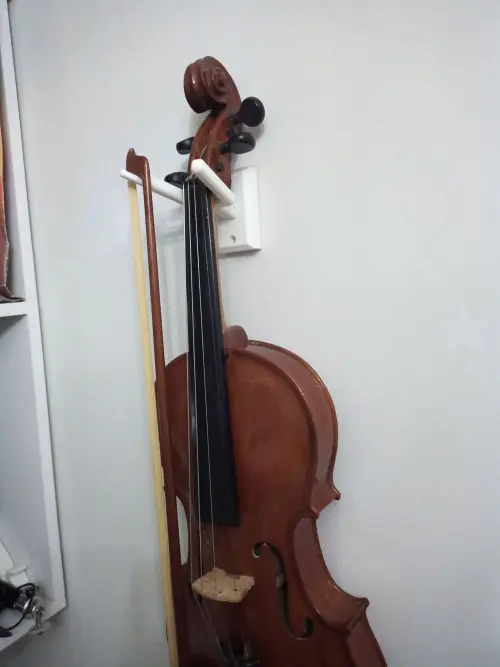 Suporte de Parede para Violino e Viola, Gancho de Montagem em Parede para Instrumentos de Cordas