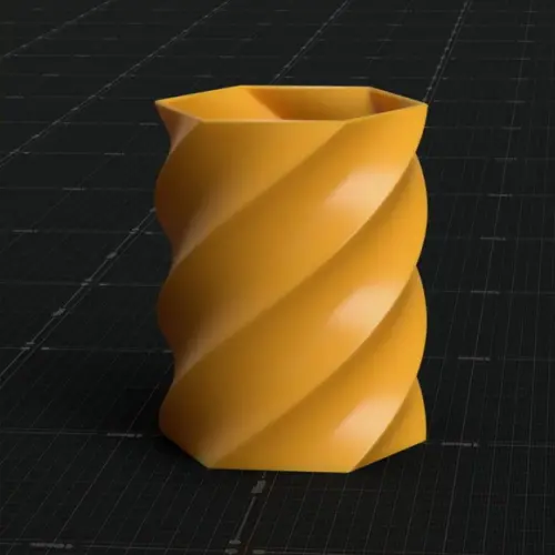 Organizador de Mesa / Porta canetas - Design Espiral Torcido Mode