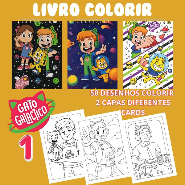 PACK 3 – 20 LIVRINHOS DE COLORIR DE YOUTUBERS - Arquivo PDF par