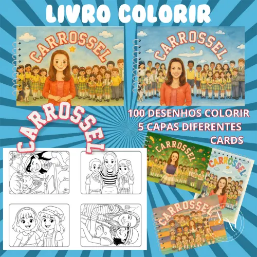 PACK 2 – 20 LIVRINHOS PARA COLORIR - Arquivo PDF para Impressã