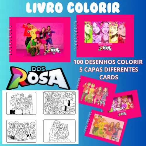 PACK 3 – 20 LIVRINHOS DE COLORIR DE YOUTUBERS - Arquivo PDF par