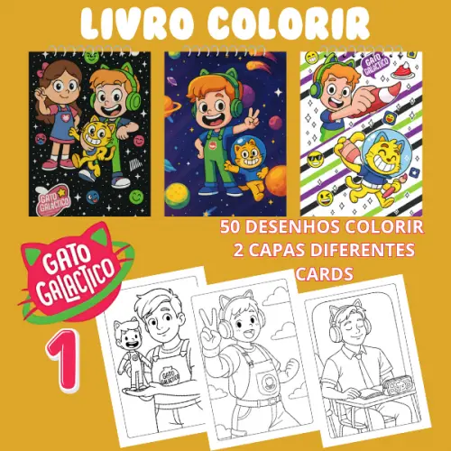 PACK 3 – 20 LIVRINHOS DE COLORIR DE YOUTUBERS - Arquivo PDF par