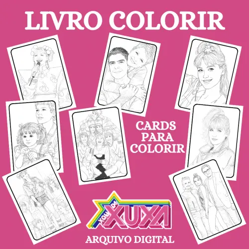 LIVRO DE COLORIR XUXA - Arquivo PDF para Impressão