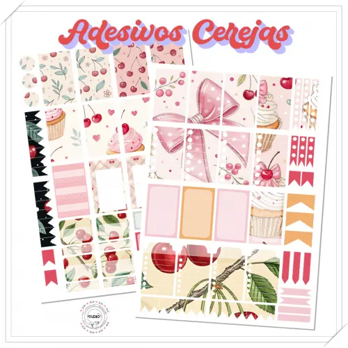 Adesivos Cerejas