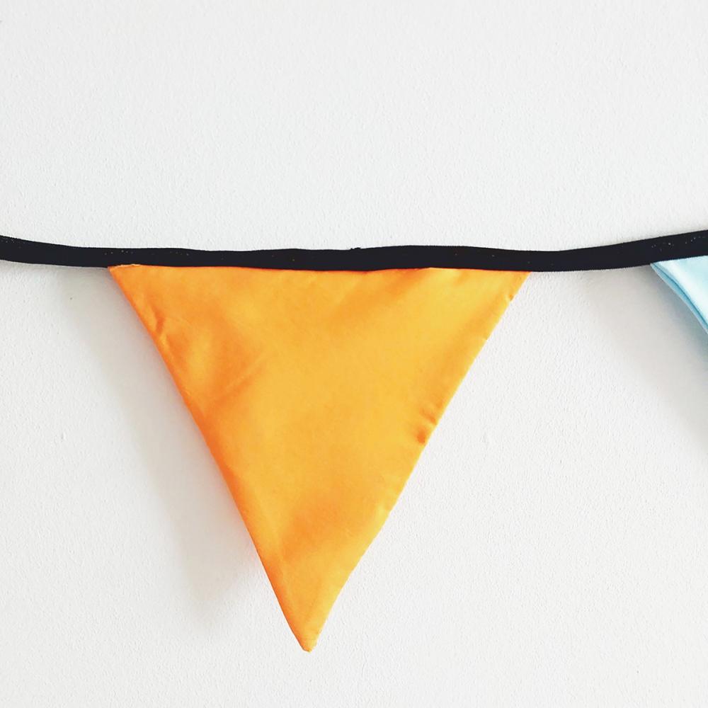 Bandeirinhas em Tecido Mix Microfibra Cores