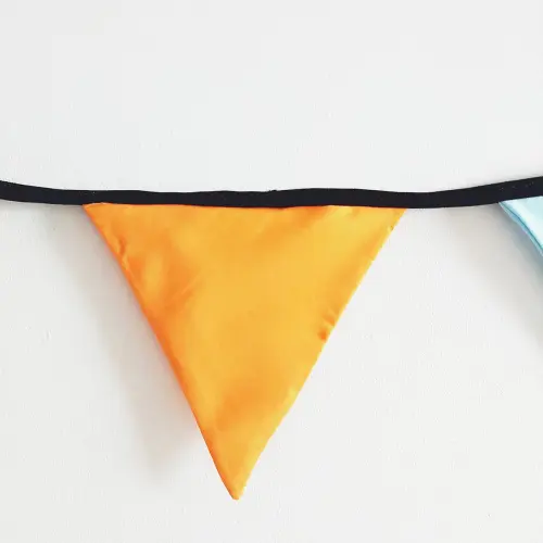 Bandeirinhas em Tecido Mix Microfibra Cores