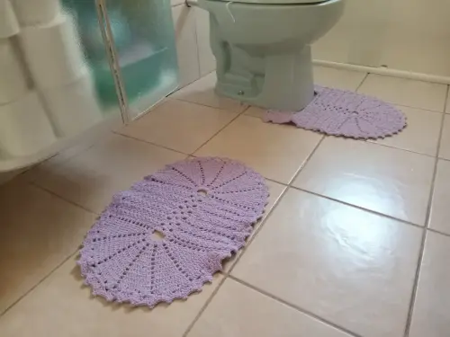 KIT TAPETE BANHEIRO 2 PEÇAS