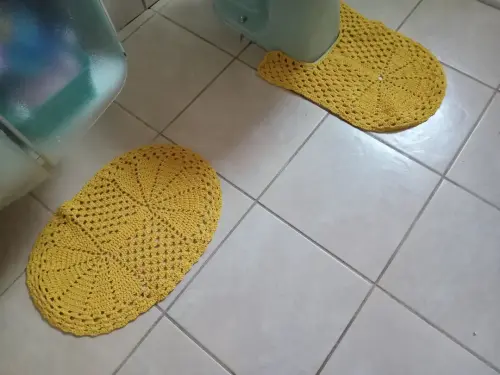 KIT TAPETE BANHEIRO 2 PEÇAS