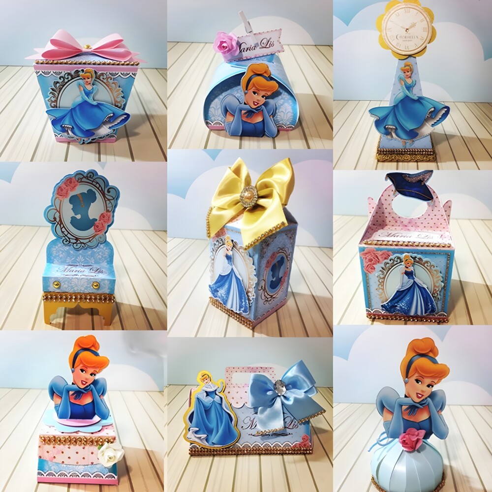 Arquivo de Corte Princesa Cinderela Studio e PDF