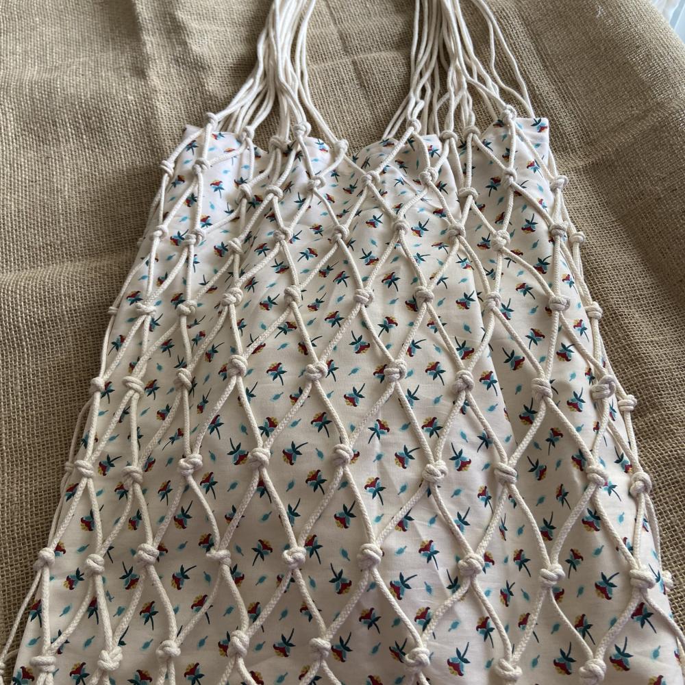 Bolsa de Corda Macramê