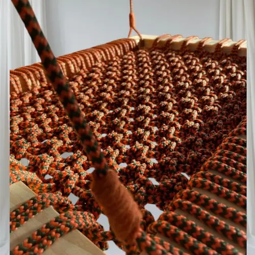 Cama de Gato Suspensa em Macramê