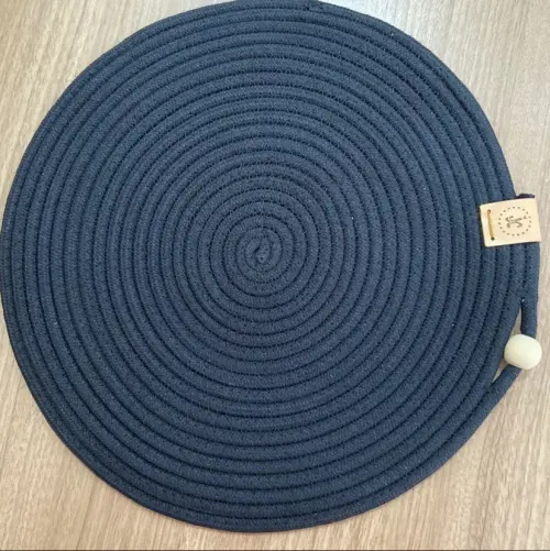 Sousplat em corda de algodão