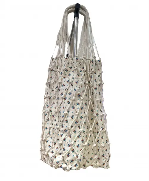 Bolsa de Corda Macramê