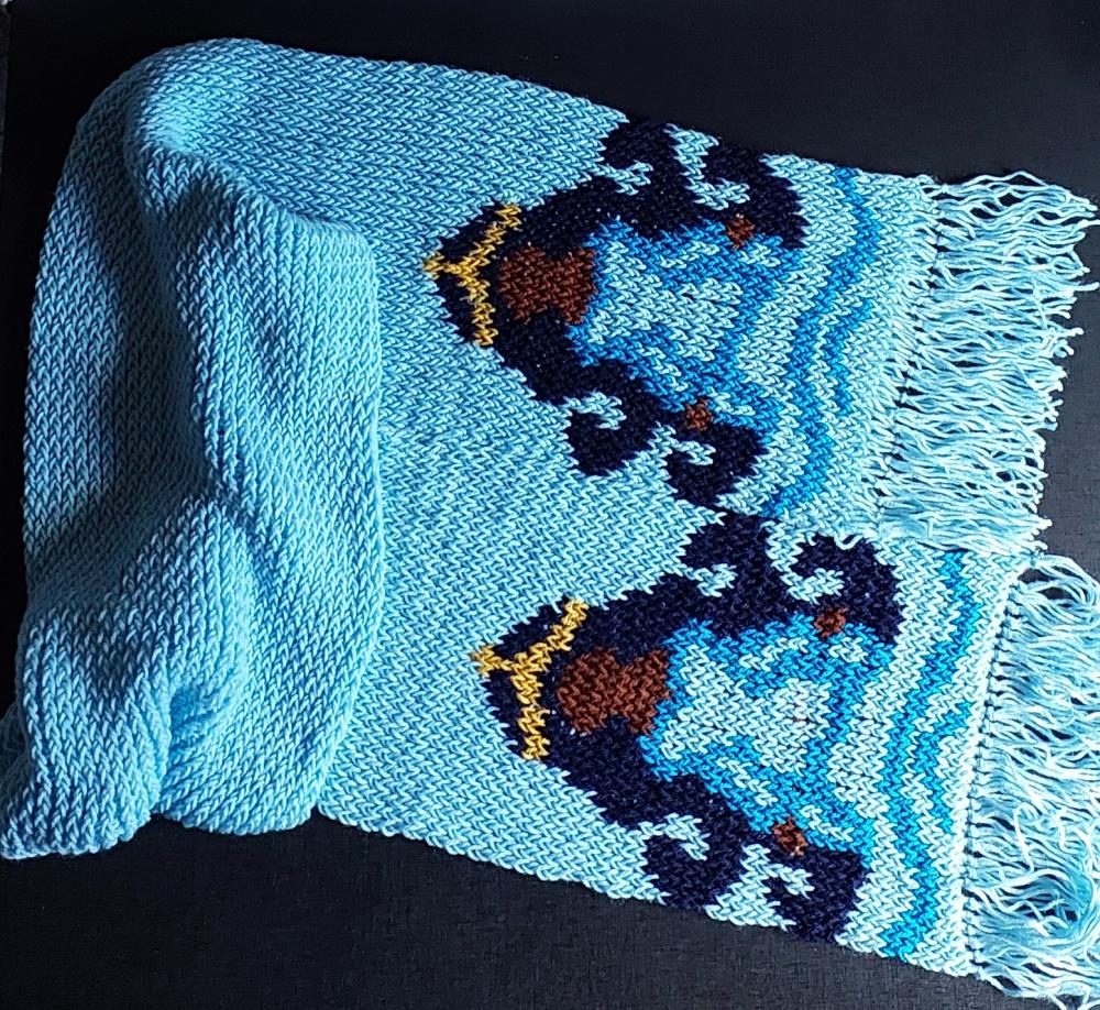 Cachecol personalizado Yemanjá