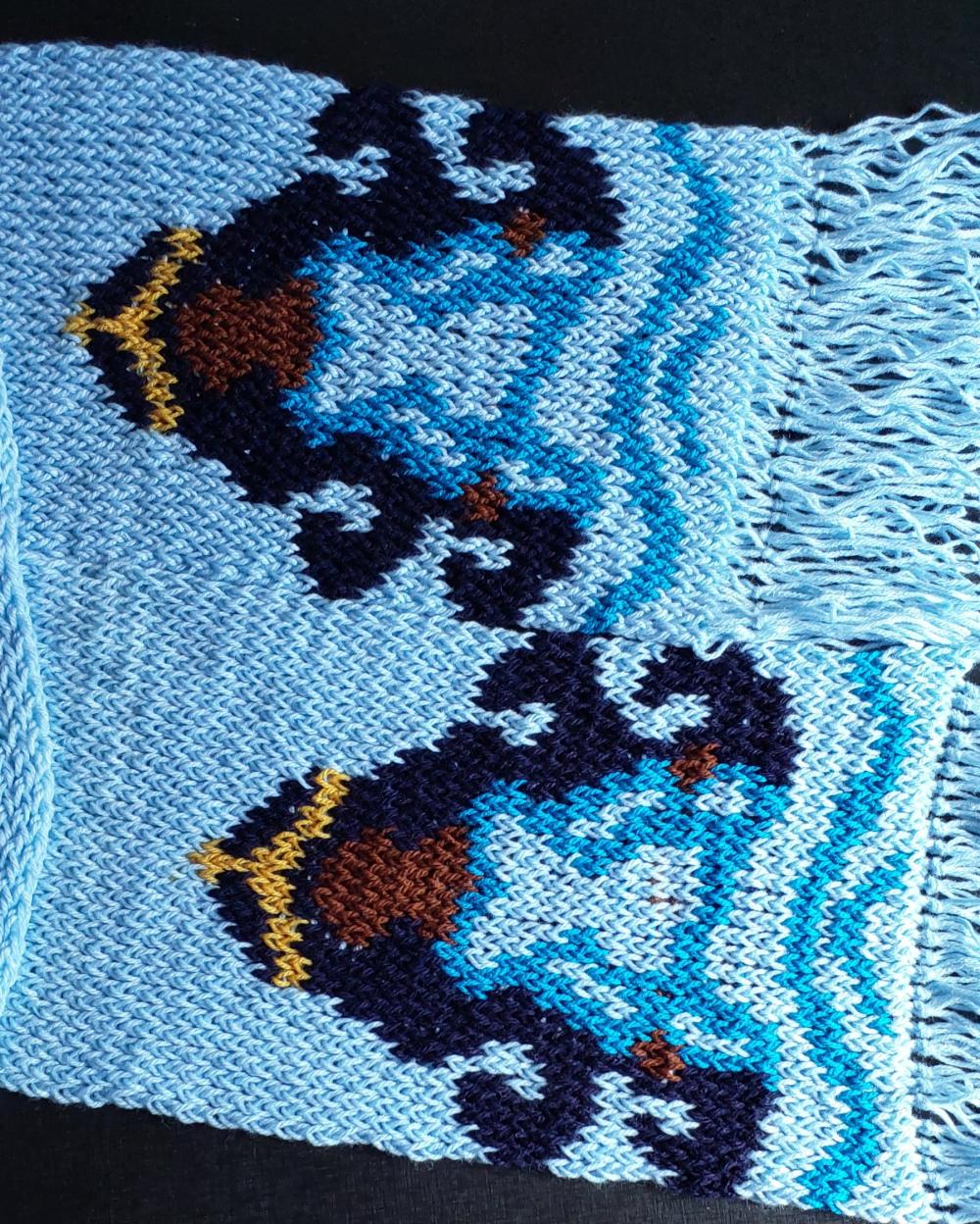 Cachecol personalizado Yemanjá