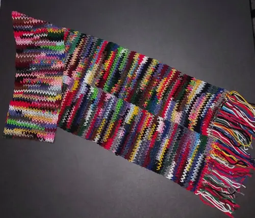 Cachecol super colorido