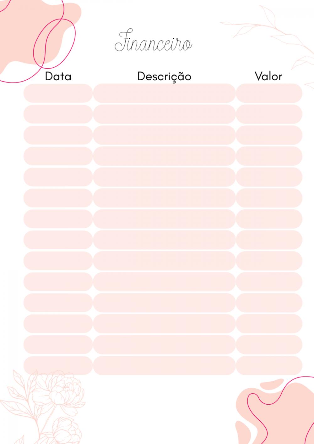 Planner enxoval de casa nova