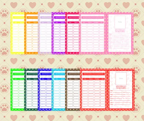 Caderneta de Vacina pet simples