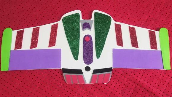 Kit Buzz Lightyear Asa +par de Pulseiras+ Máscara