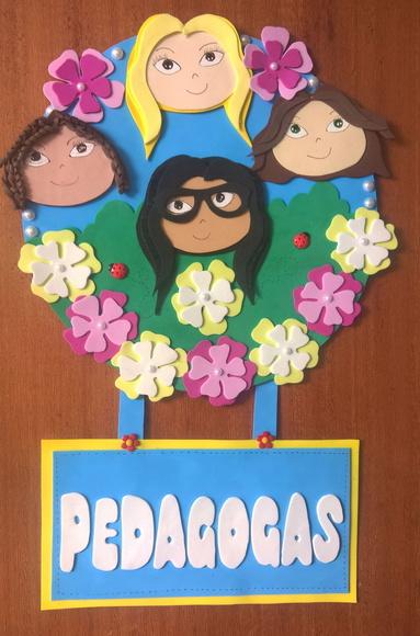 Placa de porta Professor/pedagoga
