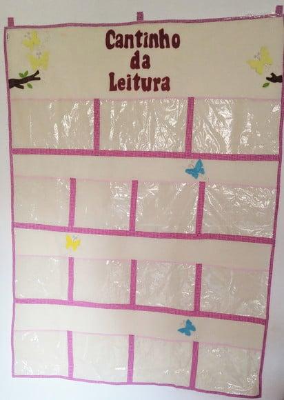 Porta Livros Cantinho da Leitura Borboletas