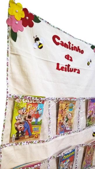 Porta Livros Floral