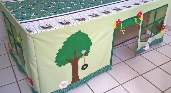 Toalha de Mesa Vira Casinha Fazendinha
