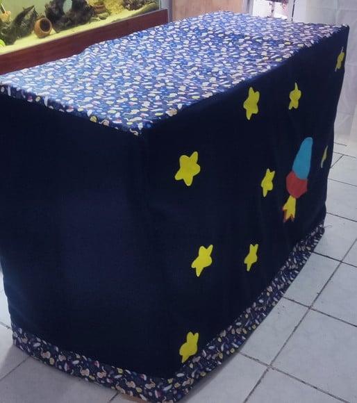 Toalha de Mesa Vira Casinha Foguete Espacial