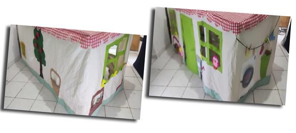 Toalha Vira Casinha Montessoriana