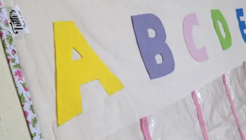 Alfabetário em Tecido