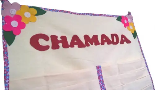 Chamadinha em Algodão Floral