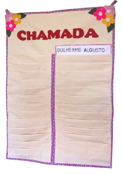 Chamadinha em Algodão Floral