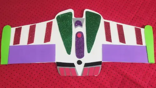 Kit Buzz Lightyear Asa +par de Pulseiras+ Máscara