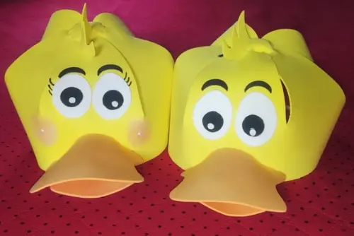 Patos Boné em E.v.a