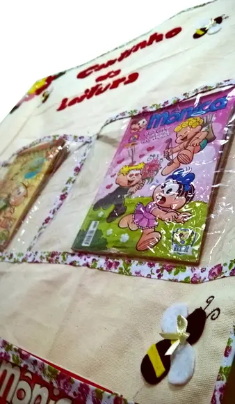 Porta Livros Floral