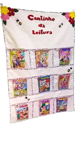 Porta Livros Floral