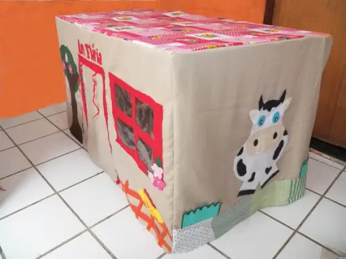 Toalha de Mesa Vira Casinha Fazendinha