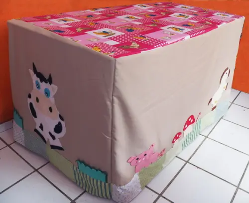 Toalha de Mesa Vira Casinha Fazendinha