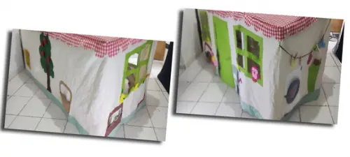 Toalha Vira Casinha Montessoriana