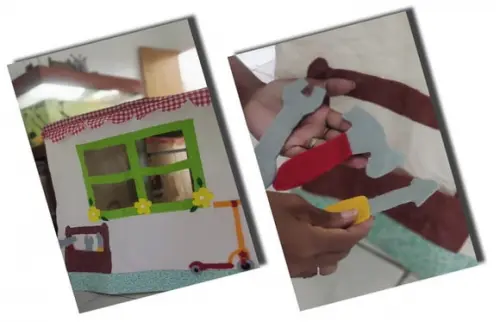 Toalha Vira Casinha Montessoriana