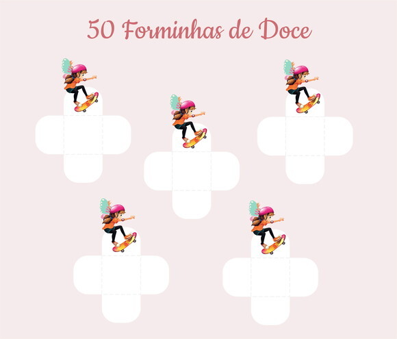 50 Forminhas de Doce