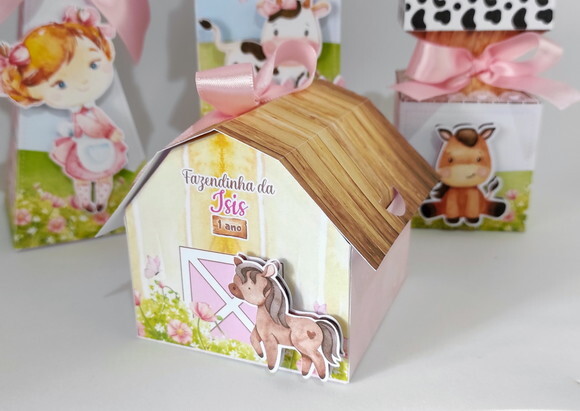 Caixa Celeiro Fazendinha Rosa