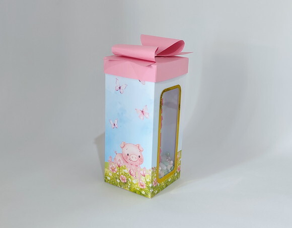 Caixa Shaker Fazendinha Rosa