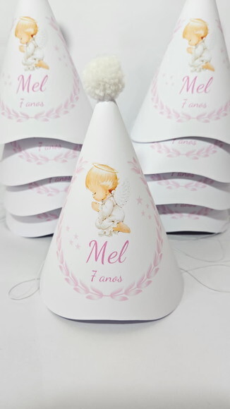 Chapéu de Aniversário Anjinho