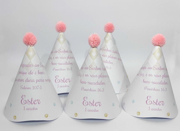 Chapéu de Festa Circo Rosa