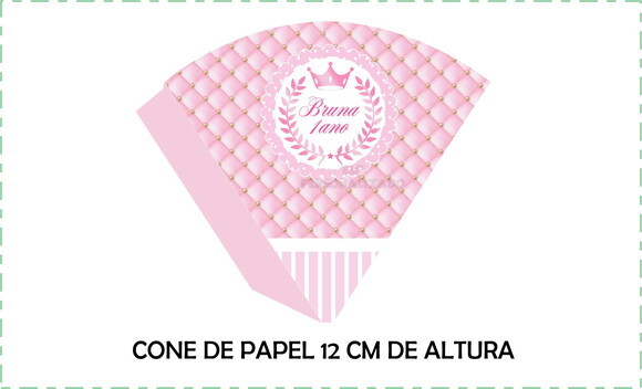 Cone Princesa 30 Unid
