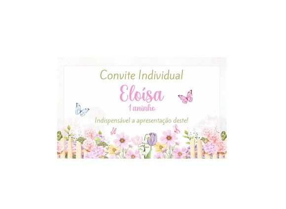 Convite Individual 130 Unidades